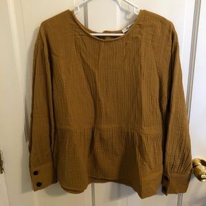 Madewell button detailed blouse